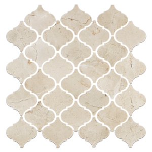 Crema Marfil 3" Lantern Mosaic Polished - Elon Tile & Stone