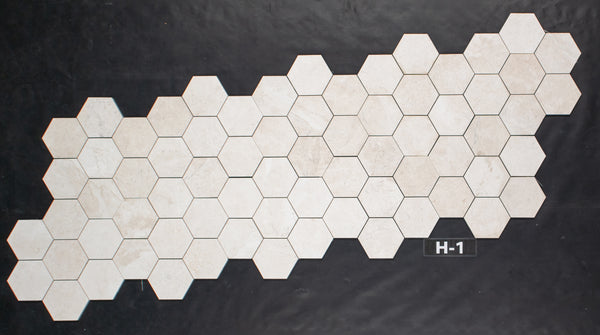 Alba Nova 5" Hexagon Mosaic Honed