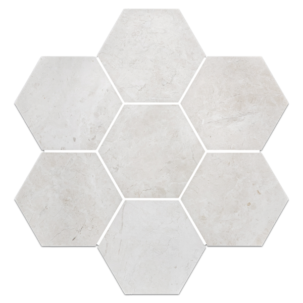 Alba Nova 5" Hexagon Mosaic Honed