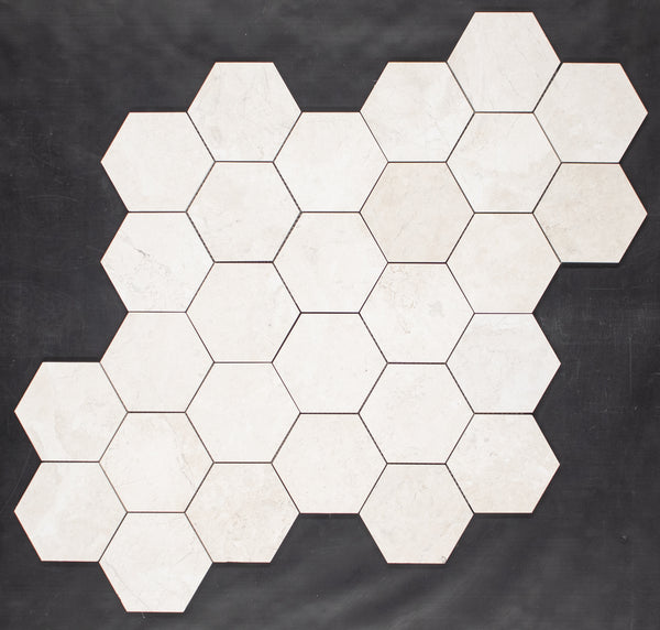 Alba Nova 5" Hexagon Mosaic Honed