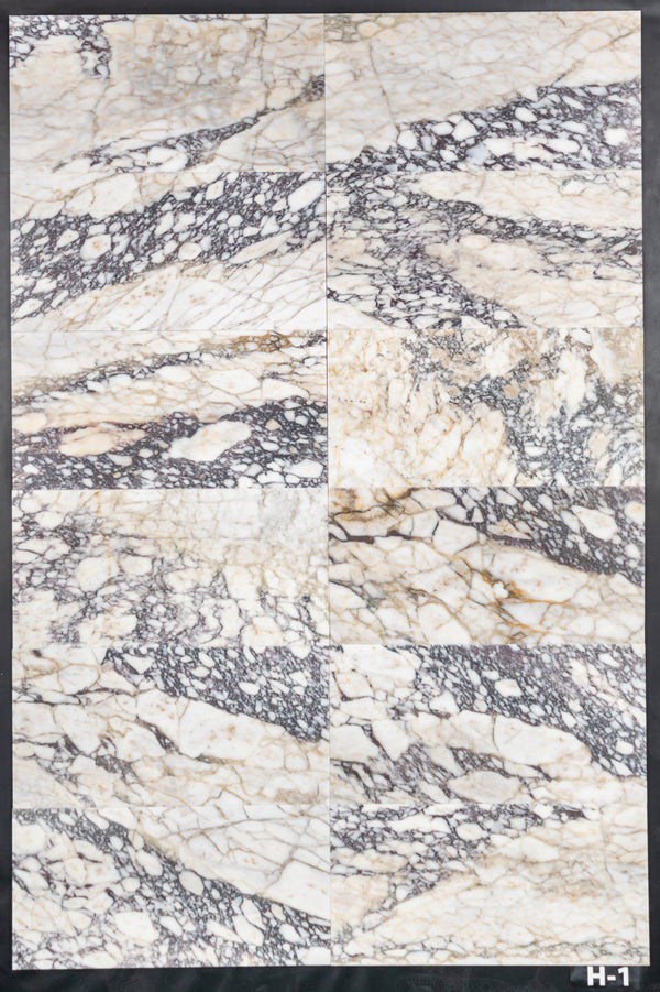Bianco Violetta 12" x 24" Honed