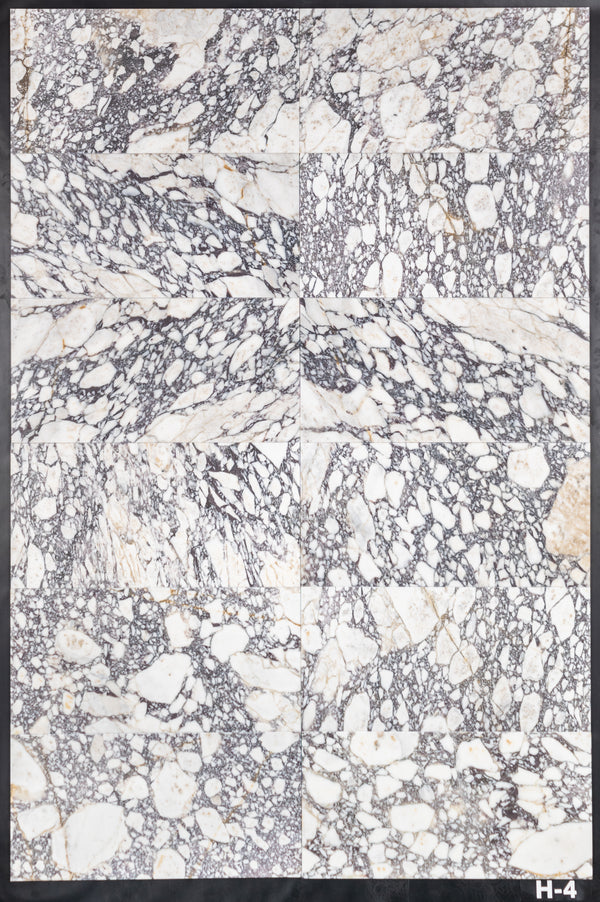 Bianco Violetta 12" x 24" Honed