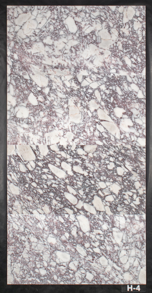 Bianco Violetta 18" x 36" Honed