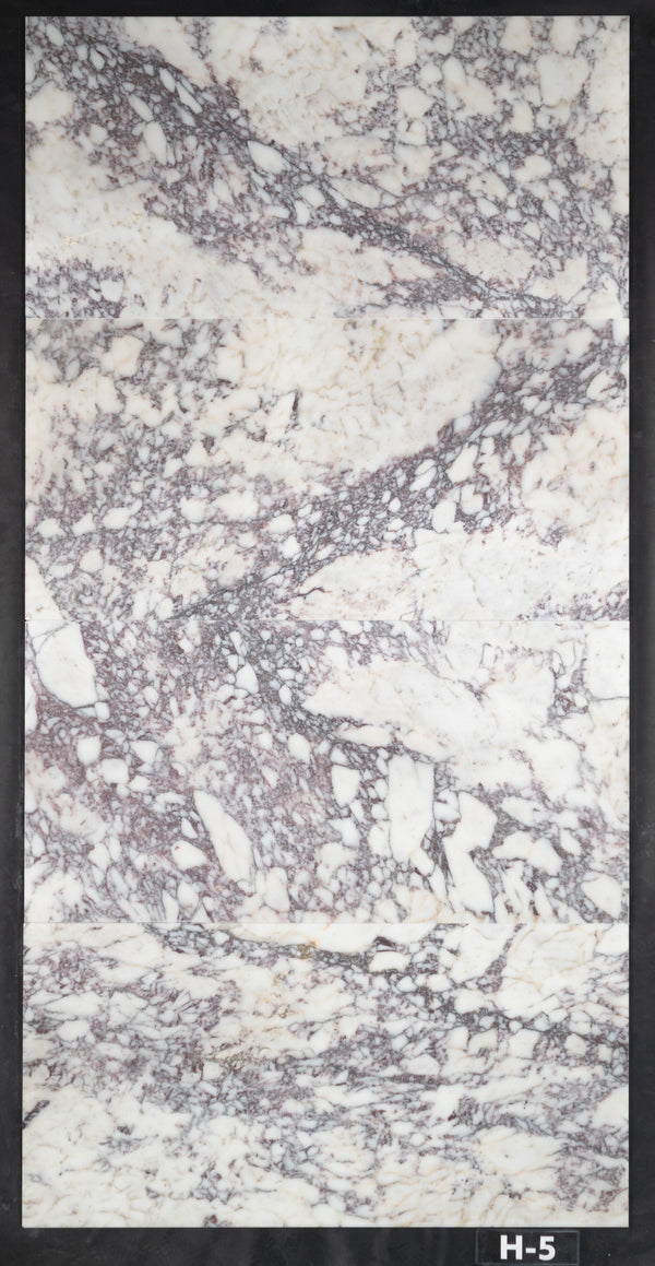 Bianco Violetta 18" x 36" Honed