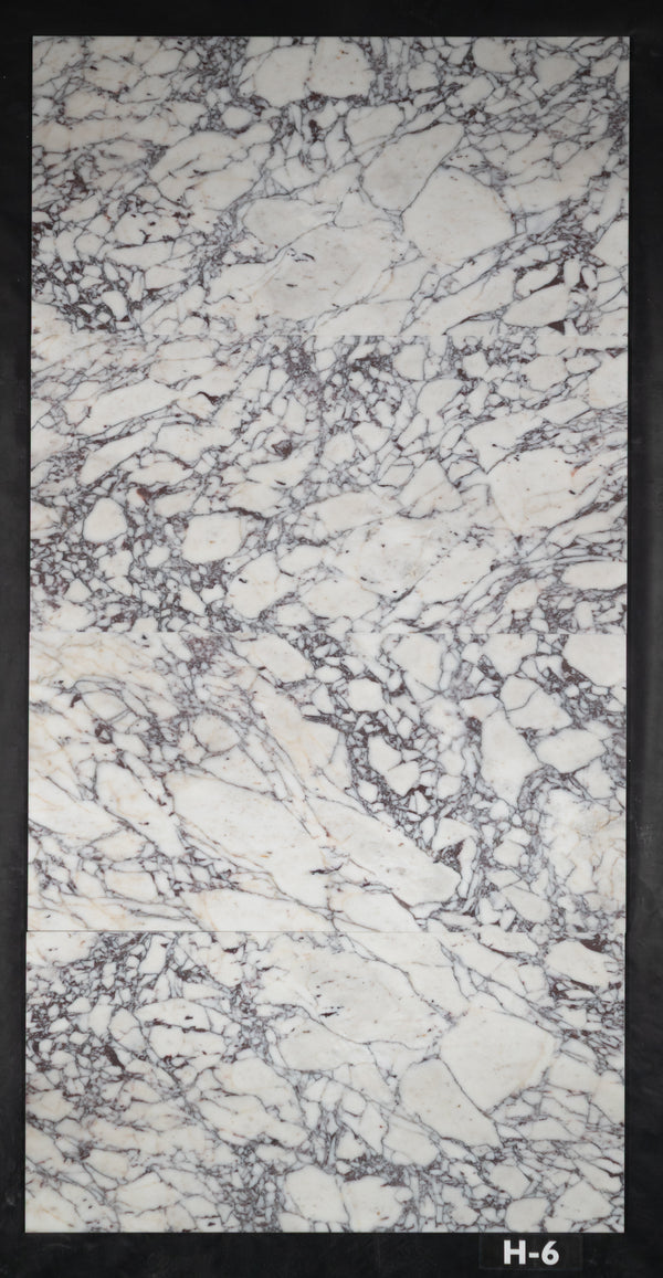 Bianco Violetta 18" x 36" Honed