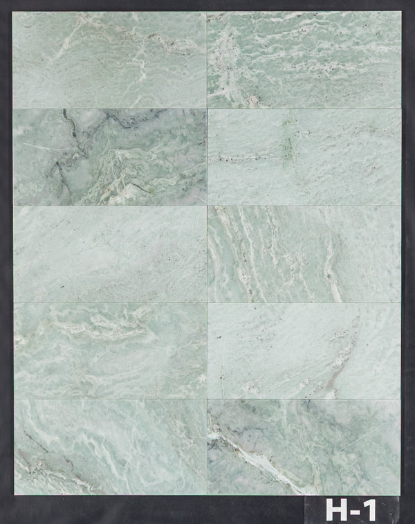 Verde esmeralda 6" x 12" Pulido