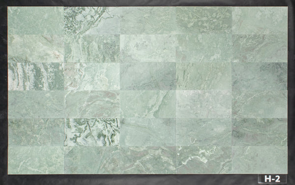 Verde esmeralda 6" x 12" Pulido