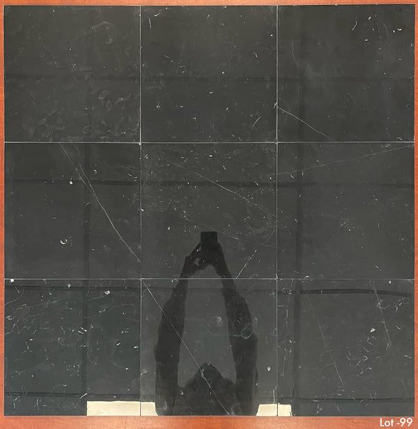 Black 12" x 12" Polished - Elon Tile & Stone