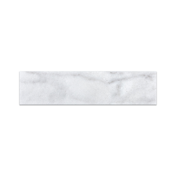 Glacial White 3" x 12" Honed