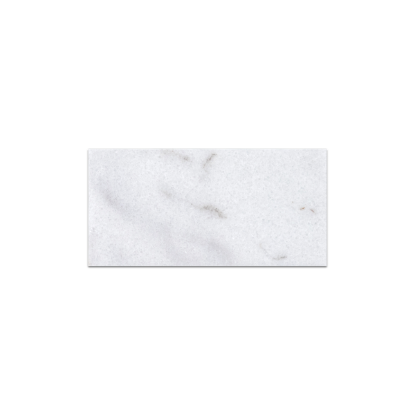 Blanco glacial 3" x 6" pulido