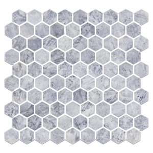 Pacific Gray 1 1/4" Hexagon Mosaic Honed - Elon Tile & Stone
