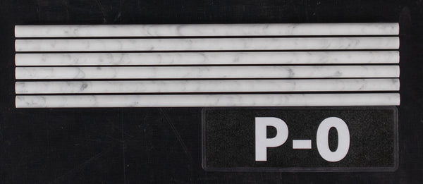 Bianco Carrara Micro Pencil Polished