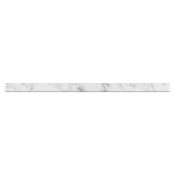 Bianco Carrara Flat Liner Molding Honed