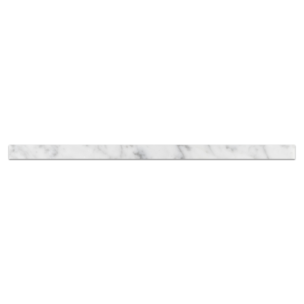 Moldura Flat Liner Bianco Carrara Pulida