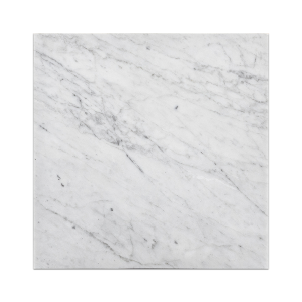 Bianco Carrara 12" x 12" Polished - Elon Tile & Stone