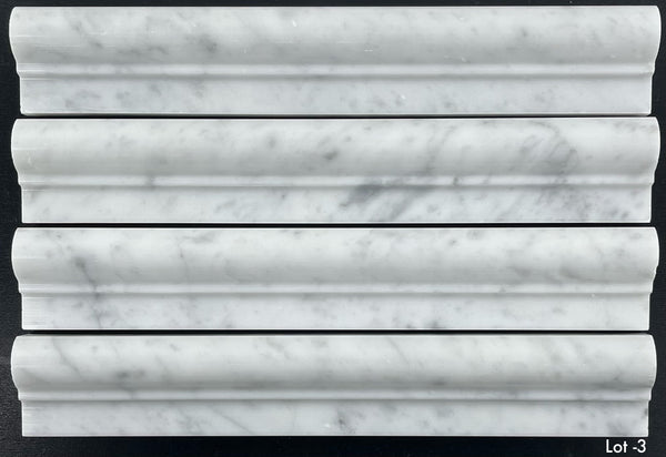 Bianco Carrara Ogee Molding Polished