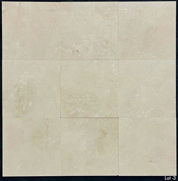 Crema Marfil 12" x 12" Polished - Elon Tile & Stone