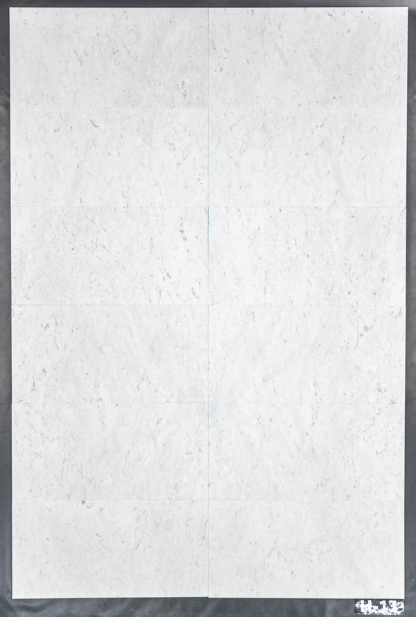 Bianco Carrara 12" x 24" Honed - Elon Tile & Stone