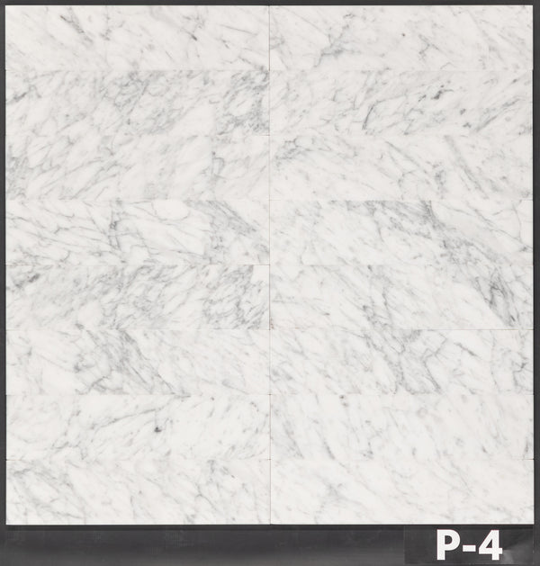 Bianco Carrara 3" x 12" Polished