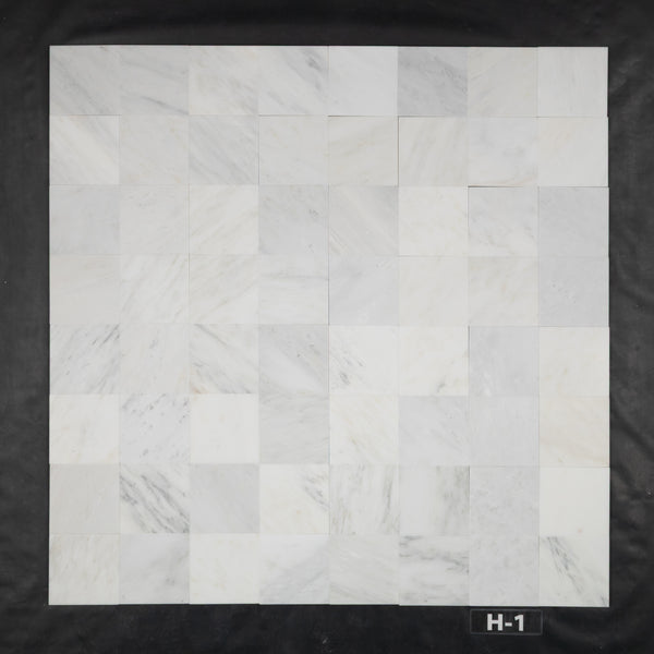 Pearl White 6" x 6" Honed