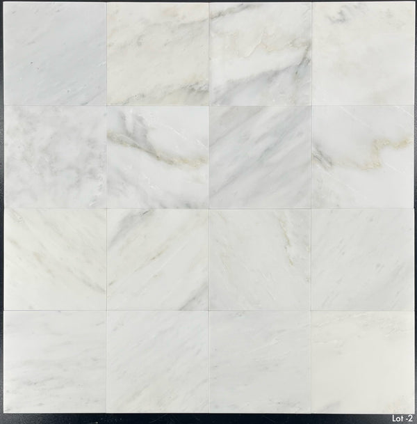 Pearl White 6" x 6" Honed - Elon Tile & Stone