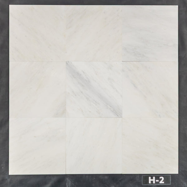 Pearl White 12" x 12" Honed