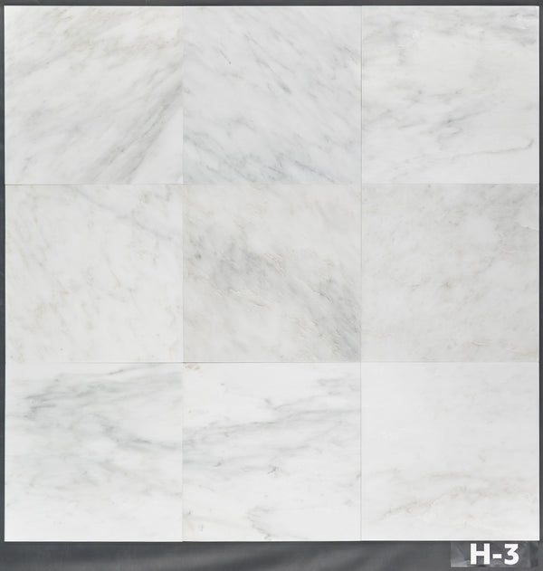 Pearl White 12" x 12" Honed - Elon Tile & Stone
