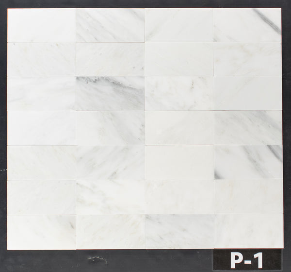 Pearl White 3" x 6" Polished - Elon Tile & Stone