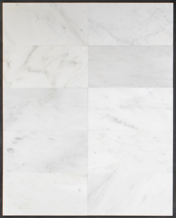 Pearl White 6" x 12" Honed - Elon Tile & Stone