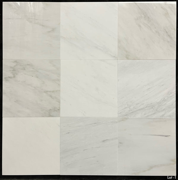 Pearl White 18" x 18" Polished - Elon Tile & Stone