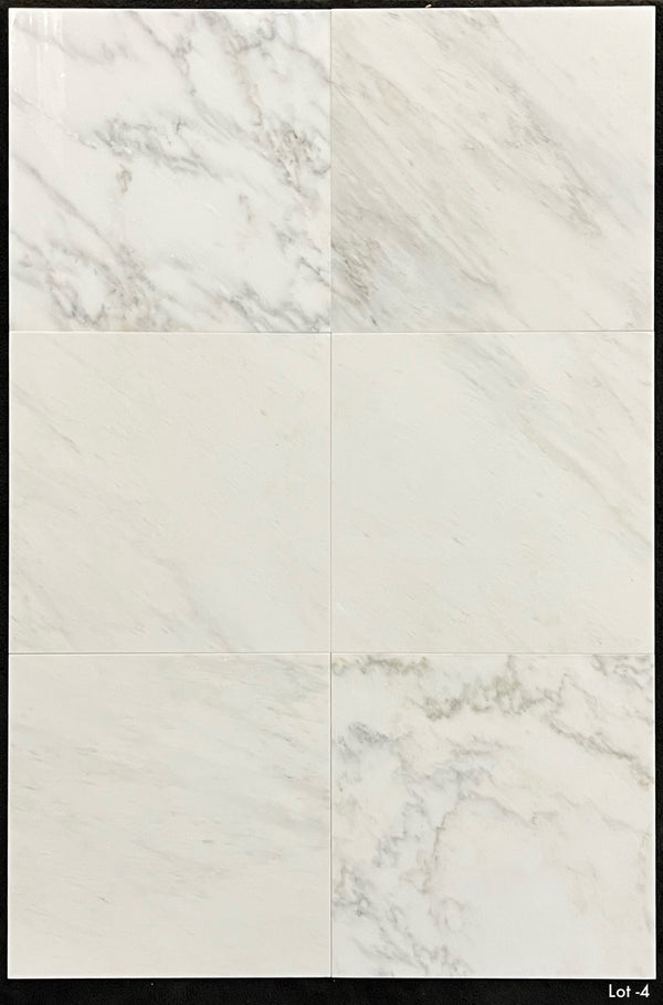 Pearl White 18" x 18" Polished - Elon Tile & Stone