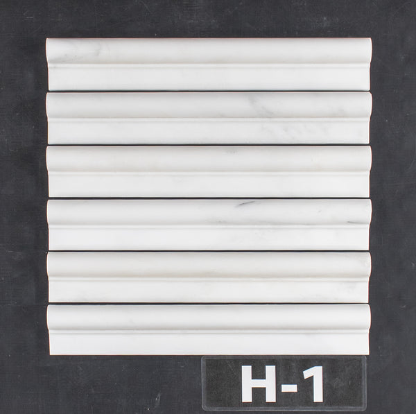 Pearl White Ogee Molding Honed