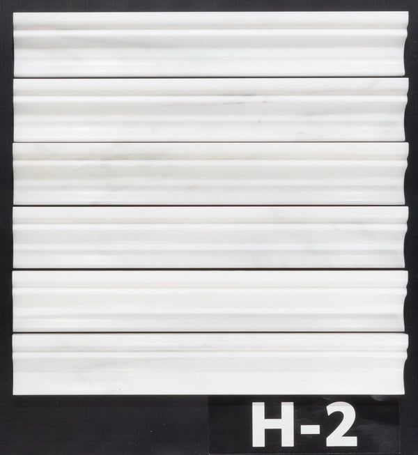Pearl White Capital Molding Honed