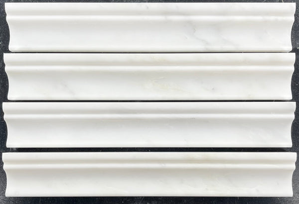 Pearl White Capital Molding Honed