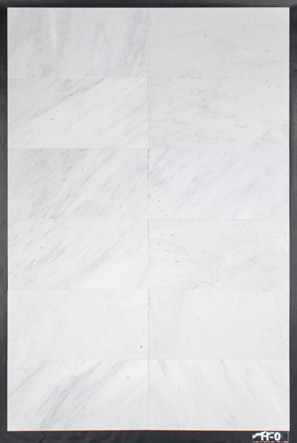 Pearl White 12" x 24" Honed - Elon Tile & Stone