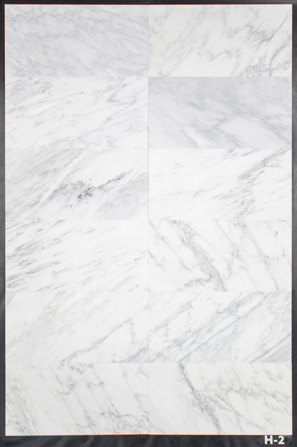 Pearl White 12" x 24" Honed - Elon Tile & Stone