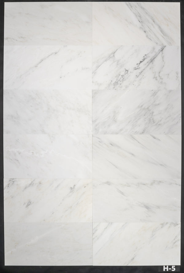 Pearl White 12" x 24" Honed - Elon Tile & Stone