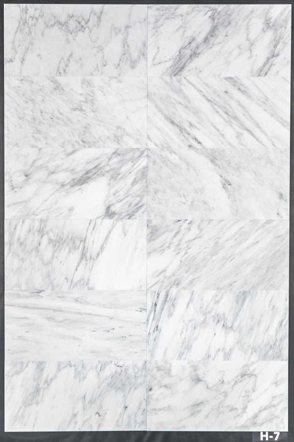 Pearl White 12" x 24" Honed - Elon Tile & Stone