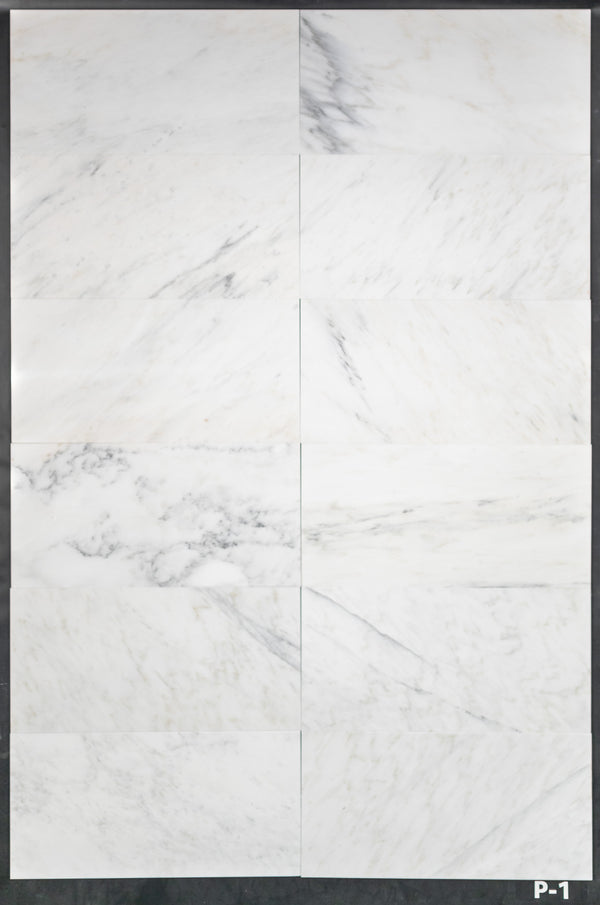 Pearl White 12" x 24" Polished - Elon Tile & Stone