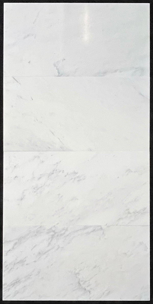 Pearl White 18" x 36" Honed
