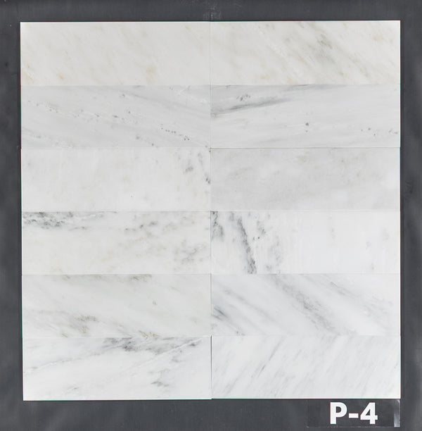 Pearl White 4" x 12" Polished - Elon Tile & Stone