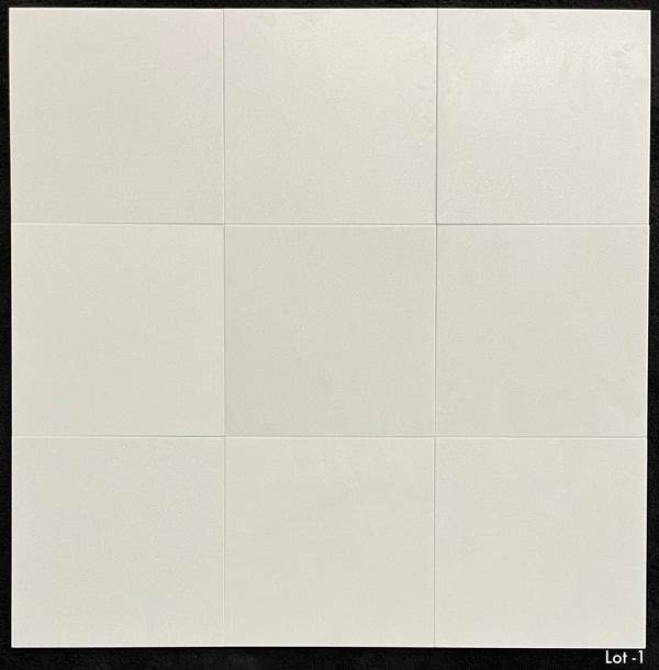 White Thassos 12" x 12" Honed