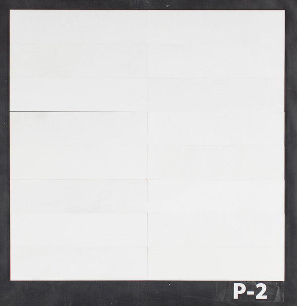 Thassos blanco 3" x 12" pulido