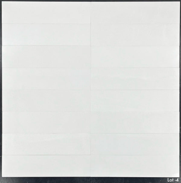 Thassos blanco 3" x 12" pulido