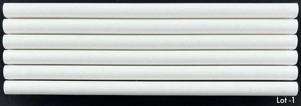 White Thassos Petite Pencil Molding Honed