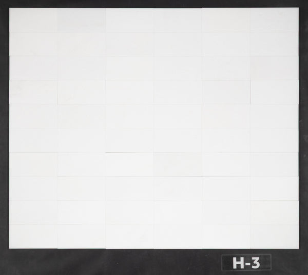 White Thassos 3" x 6" Honed