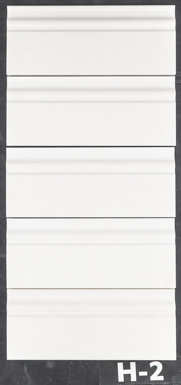 Moldura de base Thassos blanca perfeccionada