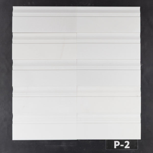 White Thassos Base Molding Polished