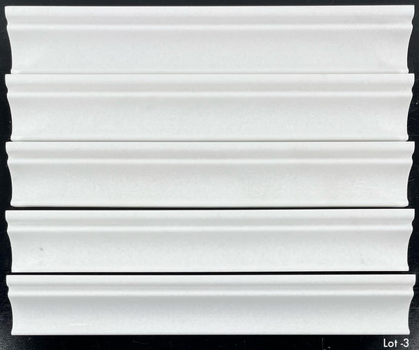White Thassos Capital Molding Honed