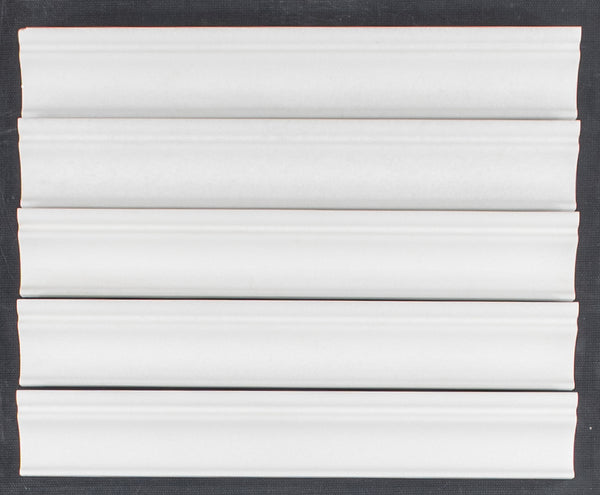 White Thassos Capital Molding Honed